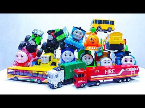 Thomas & Friends, Fire fighting car, Tokyo maintenance factory for lots of unique toys Hawgame Kids