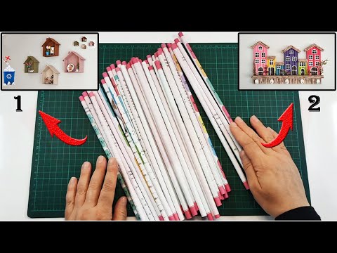 2 Easy DIY Ideas - Creative Keychain and Shelf Made from Paper Tubes | DIY Recycling Project!