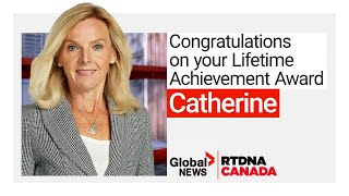Global News reporter Catherine McDonald receives Lifetime Achievement Award