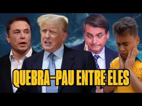 BRlGA FElA ENTRE TRUMP E MUSK DESESPERA B0LS0NAR0!! VEXAME DE NlK0LAS N0S EUA!! 🔥🔥🔥