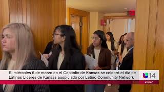 El Capitolio de Kansas celebró el día de Latinas Líderes de Kansas.