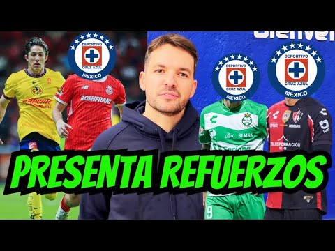 NICOLAS LARCAMON PRESENTA SU LISTA DE REFUERZOS PARA EL CRUZ AZUL EL TERCERO LO QUIERE EL AMERICA