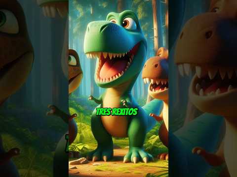 El Cuento De Los 3 Rexitos ?#cuentos #trending #dinosaurios