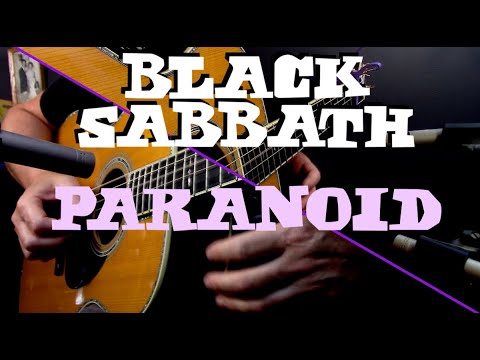Paranoid (Black Sabbath) Fingerstyle Guitar