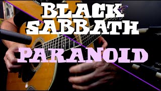 Paranoid (Black Sabbath) Fingerstyle Guitar