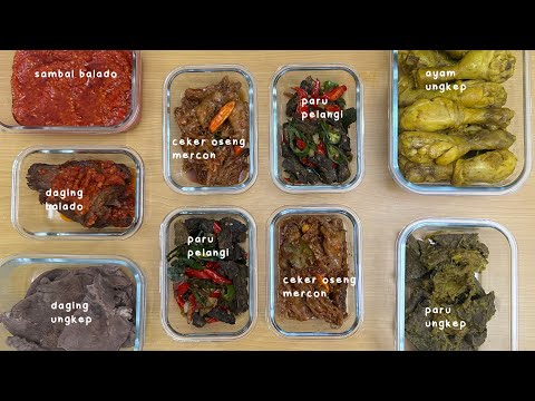 STOK MASAKAN HARIAN PART 3, LAUK SIAP MAKAN, MEAL PREP BEKAL, FOOD PREPARATION, IDE MASAKAN, BEKAL