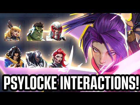 ALL Psylocke Interactions and Voice Lines! | Marvel Rivals