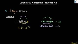 Class 9th | Punjab Board (2025-26) | Chapter 1 | Numerical Problem: 1.2