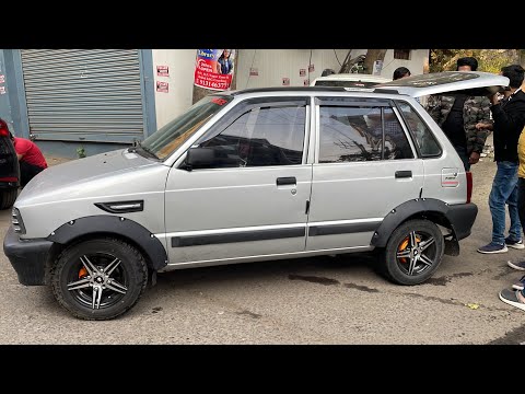 MODIFIED MARUTI 800 | ALLOY WHEELS | AMBIENT LIGHT | MARUTI 800 MODIFIED