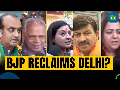 Delhi Election 2025: BJP leaders react after Delhi Election Result shows BJP’s victory