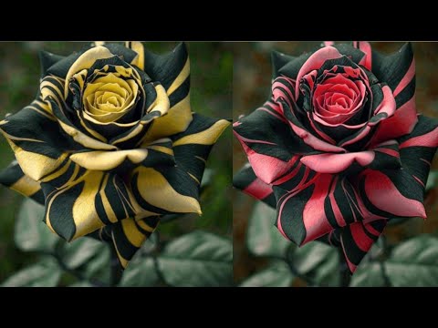 DIY Tutorial cara membuat Bunga Mawar dari Plastik Kresek | How to make Rose Flower from Plastic Bag