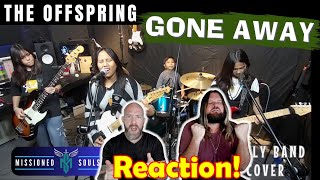 Musicians react to hearing GONE AWAY - The Offspring | Missioned Soul | family band studio cover