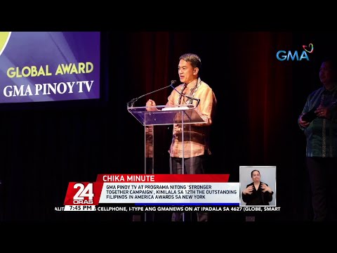 GMA Pinoy TV At Kampanya Nitong 'Stronger Together', Kinilala Sa 12th ...