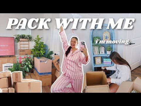i'm moving.. PACK MY APARTMENT WITH ME VLOG