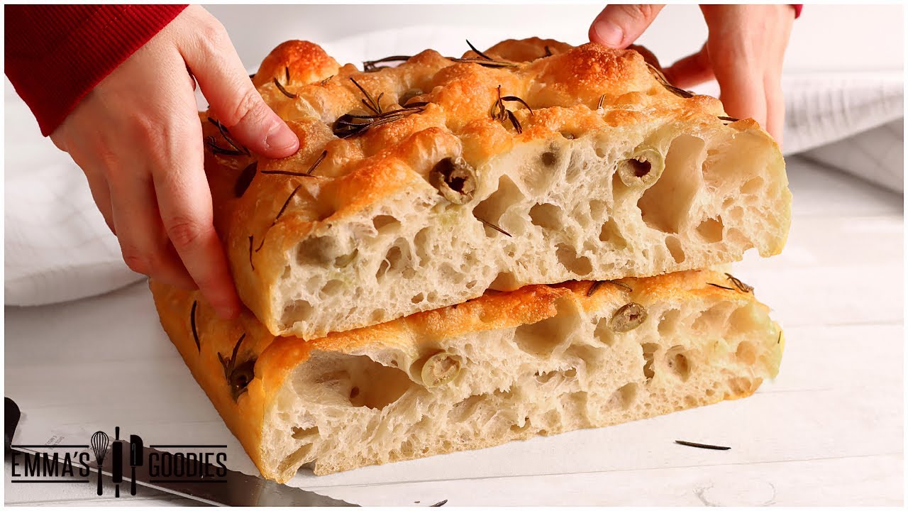 Big Bubble, NO-Knead Focaccia Bread SOFT & EASY Focaccia!