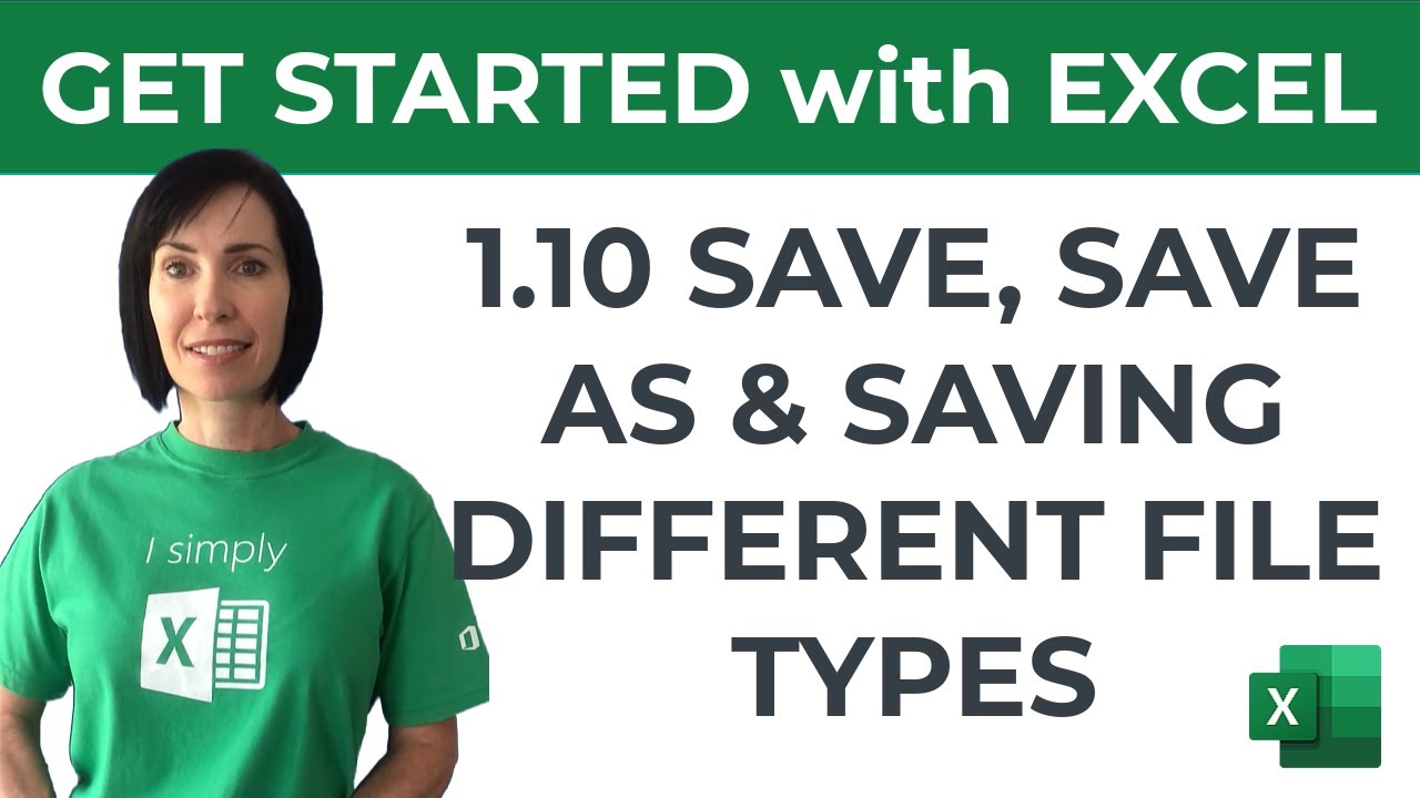 How to Save a file in Excel