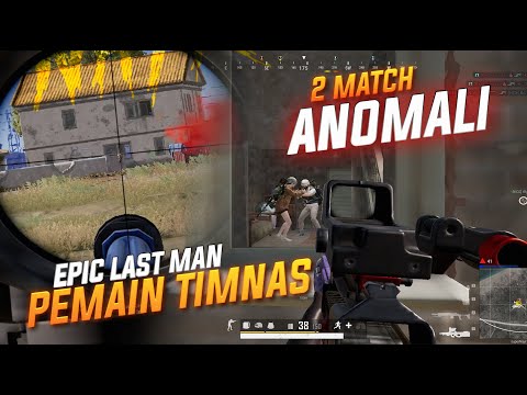 UDAH CLUTCH KEREN MALAH JADI NGAKAK !! 2 MATCH ANOMALI & EPIC LAST MAN PEMAIN TIMNAS !! #pubg