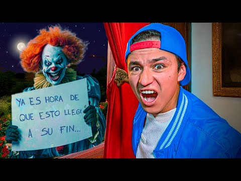 UN PAYASO FANTASMA ESPIA A PARCERICO  😨😭