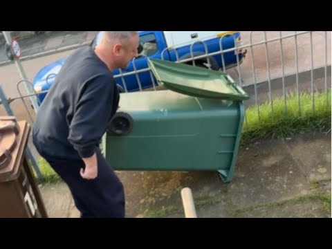 Outdoor Cleanup: Rat Trapped in Recycling Bin Sparks Garden Chase || WooGlobe