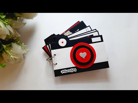 DIY CAMERA ALBUM | Handmade Scrapbook Idea | Memories Book | Tutorial