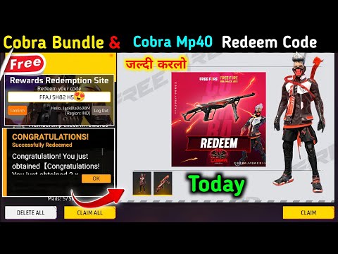 FREE FIRE REDEEM CODE TODAY 11 JUNE REDEEM CODE FREE FIRE | FF REDEEM CODE TODAY 11 JUNE