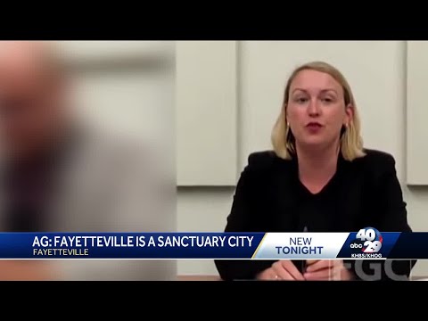 YouTube video thumbnail: Fayetteville Labeled a Sanctuary City, Loses Discretionary State Funding Under Arkansas Law