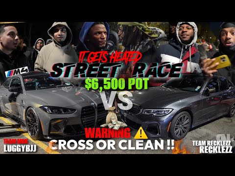 HEATED CLEAN OR CROSS?!MBK G82 M4 BMW VS M340 STREET RACE GETS UNBELIEVABLE WHAT JUST HAPPENED 🤯