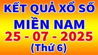 kết quả xổ số miền nam hôm nay thứ 6 ngày 25/7/2025 (xs Vĩnh Long, xs Bình Dương, xs Trà Vinh)
