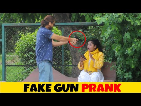 Fake G-U-N Proposing Prank On Cute Girl 😍 Part 13 | Epic Reactions | 😂