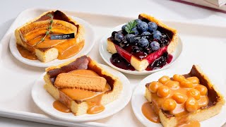 Basque cheesecake ชีสเค้กหน้าไหม้แบบถาด ทำขนมกับเชฟโจ Ep.