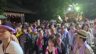 2024.7.15 暁の祭典　茅ヶ崎浜降祭　寒川神社お立ち