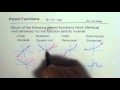 End Behavior and Inverses of Functions