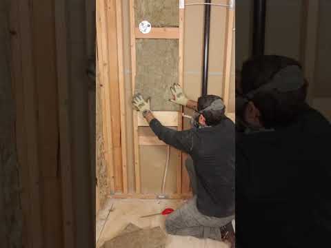 Bathroom Wall Insulation Tips - #shorts