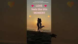Valentine – A Moment of Love 🌅❤️