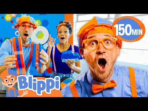 Blippi & Meekah Explore Science! Race Cars at Discovery Cube! - Blippi | Educational Videos for Kids