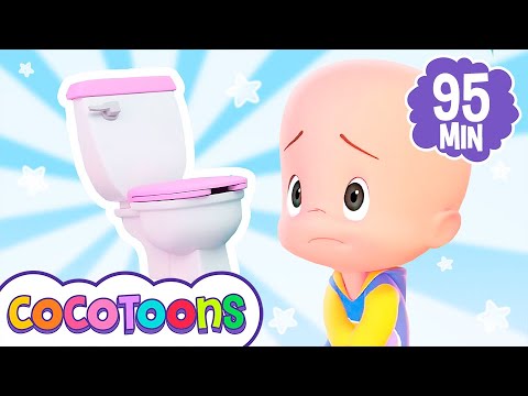 Aprendiendo a ir al baño solito 🚽💩 y más canciones infantiles de Cleo y Cuquin | Cocotoons