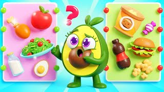 Healthy Food Challenge for Toddlers 🥦🍎💪🎵Pit & Penny Funny Stories 🥑