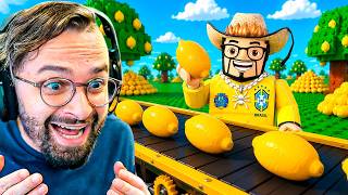 GASTEI 9.999.999 NO ROBLOX E CRIEI UM IMPÉRIO DE LIMÕES 🍋