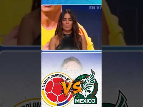 periodista mexicana piensa que México es mejor que la selección Colombia #futbolcolombiano