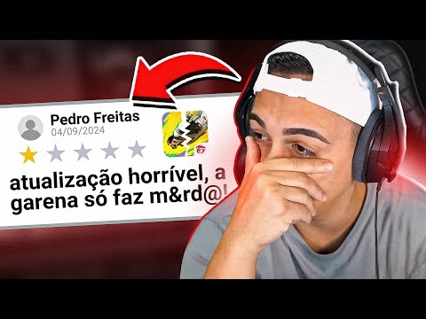 FREITAS deu 1 ESTRELA pro Free Fire após Testar a Nova ATUALIZAÇÃO!