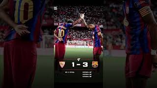 Another Barcelona show with Raphinha hat-trick and two assists by Lamine Yamal🔵🔴⚽️🇪🇸🇧🇷