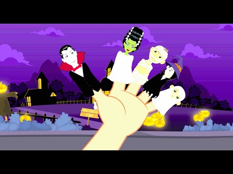 Halloween | Finger Family | Comptine Anglaise | Apprendre l'Anglais en Chantant avec @lesptitszamis