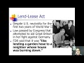 World War II Key Events and Concepts