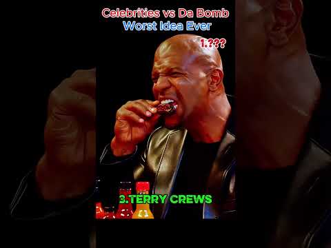 Celebrities vs Da Bomb… Worst Idea Ever 😳🔥#hotsauce