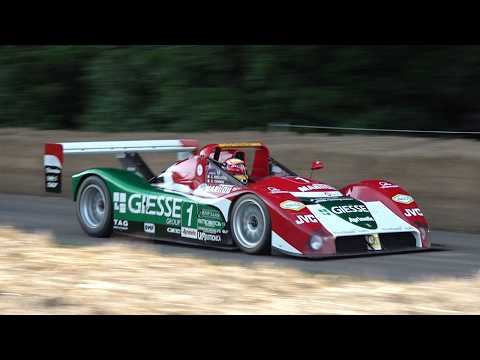 Ferrari 333 SP V12 Screams Up The Goodwood Hillclimb!