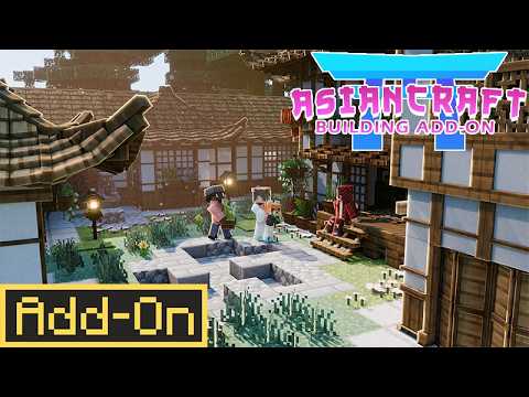 AsianCraft Building ADDON Brings 80+ New Building Blocks to Minecraft Bedrock Edition!