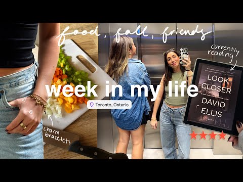 week in my life (fall vlog): friends, food, books & botox 🍂📖