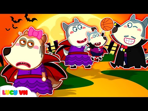 🎃 Lucy Thử Thách Một Ngày Làm Ma Cà Rồng | Halloween | Phim Hoạt Hình Wolfoo Tiếng Việt