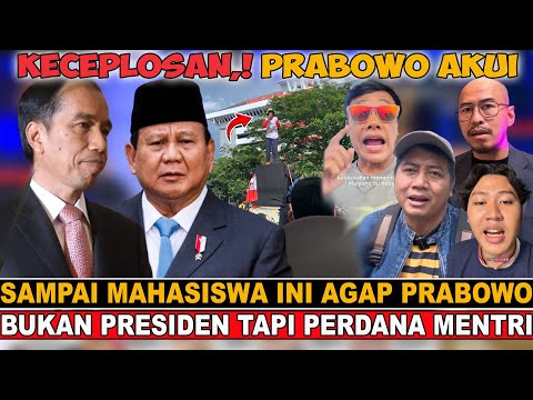 GEGER❗SAMPAI PRABOWO DI ANGGAP PERDANA MENTRI, PRESIDENNYA TETAP JOKOWI❗