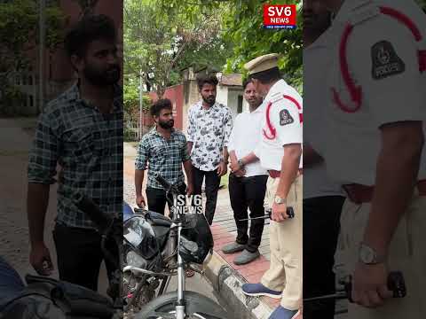 హెల్మెట్ పెట్టుకోరు.. , రూల్స్ పాటించరు | SV6NEWS